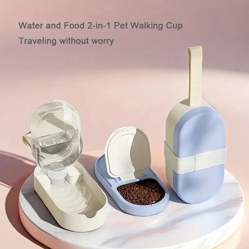 BPA-Free Leakproof Collapsible Pet Water & Food Bottle for Dogs & Cats