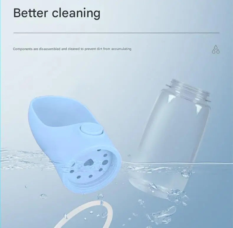 1pc Portable Dog Water Bottle, Plastic Leak Proof