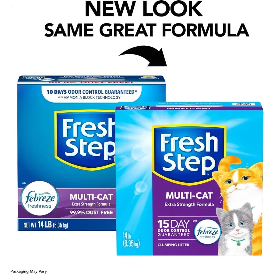 Multi-Cat Clumping Litter 14lbs,