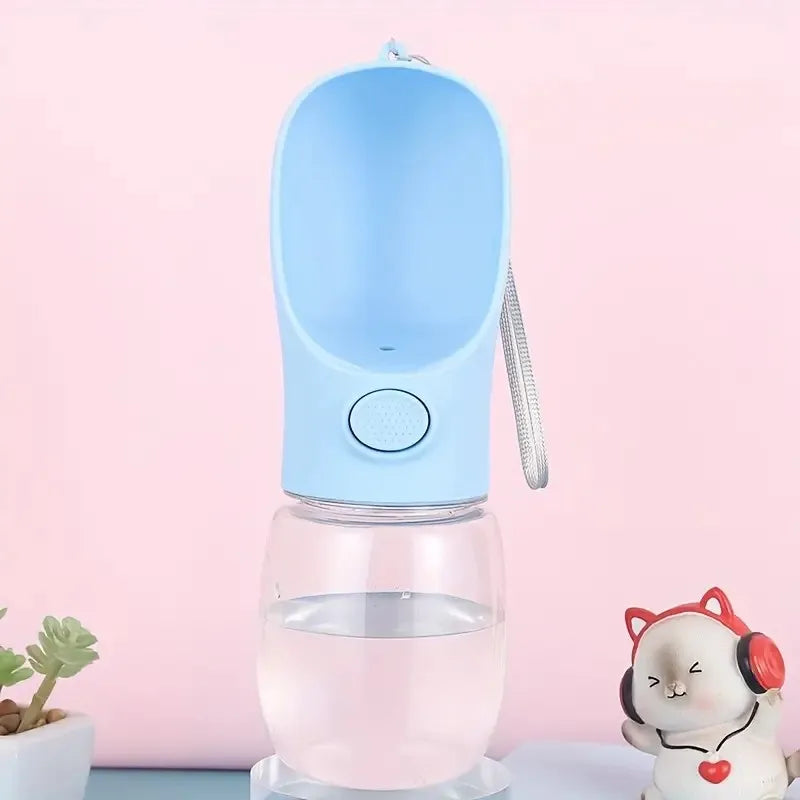 1pc Portable Dog Water Bottle, Plastic Leak Proof