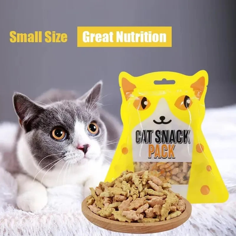 Cat Biscuits Salmon , Chicken ,Tuna Easy To Eat Digest Crispy Catnip