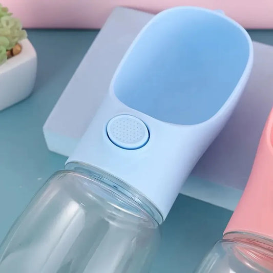 1pc Portable Dog Water Bottle, Plastic Leak Proof
