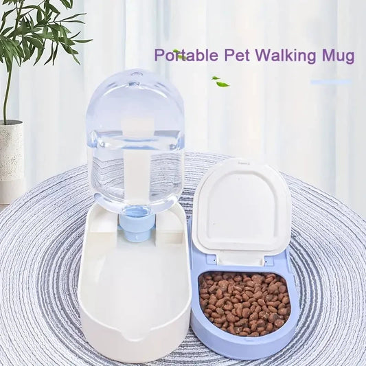 BPA-Free Leakproof Collapsible Pet Water & Food Bottle for Dogs & Cats