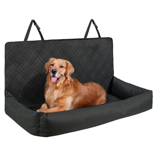 Dog Car Seat Waterproof with Clip-On Safety Leash PP