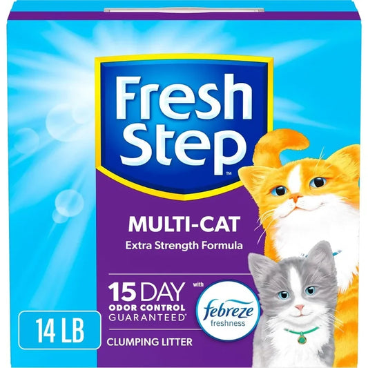 Multi-Cat Clumping Litter 14lbs,