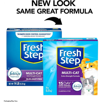 Multi-Cat Clumping Litter 14lbs,